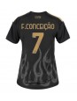 Juventus Francisco Conceicao #7 Ausweichtrikot für Frauen 2026-27 Kurzarm Juventus Francisco Conceicao #7 Ausweichtrikot für Frauen 2026-27 Kurzarm
